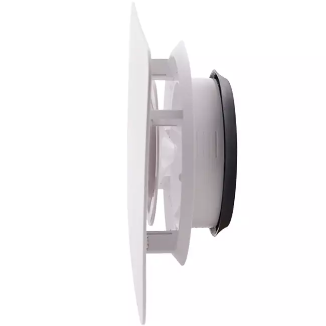 ClimaConnect Design : registre carré Ø 125 mm - blanc