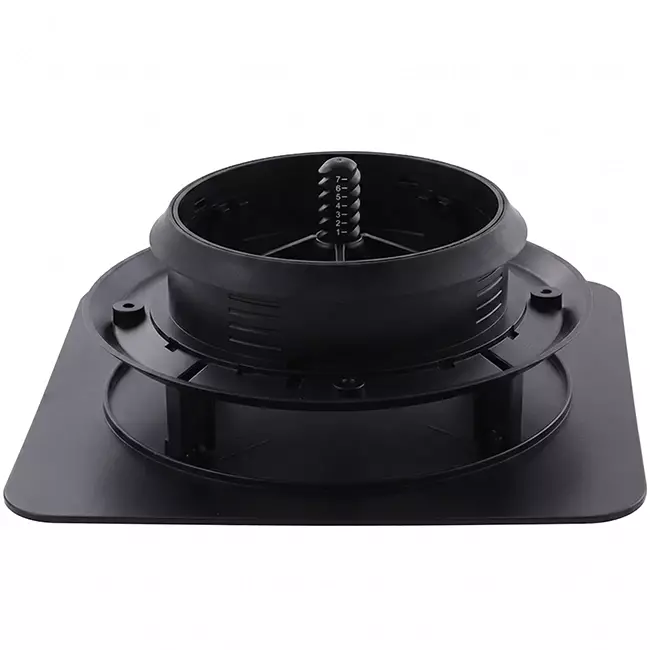 Clapet ClimaConnect Design carré Ø 125 mm - noir