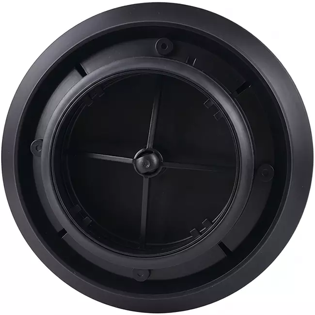 Clapet ClimaConnect Design rond, Ø 125 mm - noir