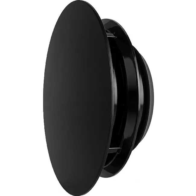 Clapet ClimaConnect Design rond, Ø 125 mm - noir
