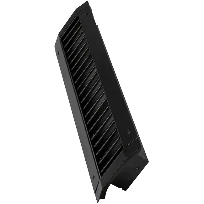 Grille de conduit ClimaConnect à réglage simple 225 x 75 mm pour conduits de 160 à 400 mm - RAL 9005
