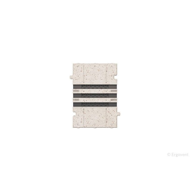Raccord Ergovent pour grilles linéaires modulaires à emboîter de 200 mm - 3 fentes