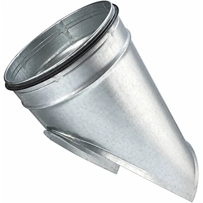 Pièce de selle Ø 500 mm - 400 mm (45°) - Galvanisée