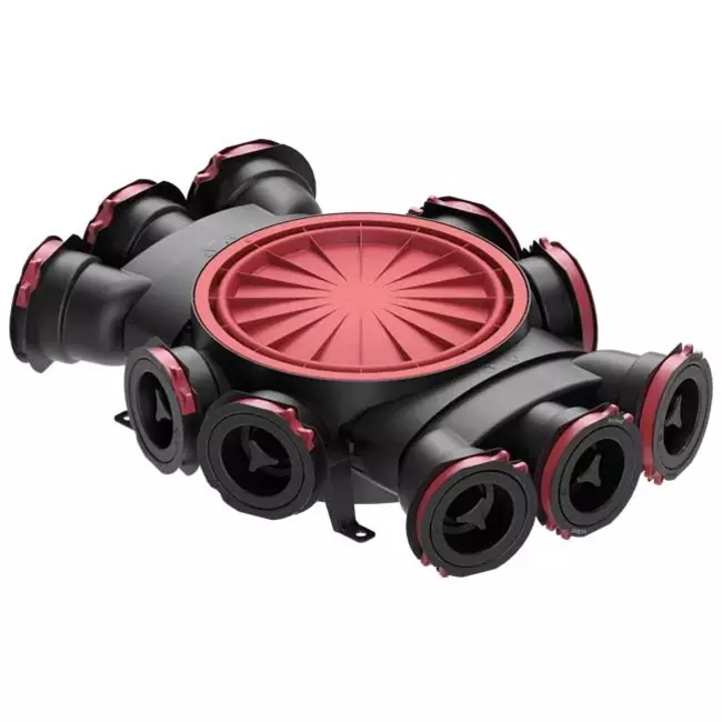 Boîte de distribution d'air Heatpex Aria (10 x 75 mm)