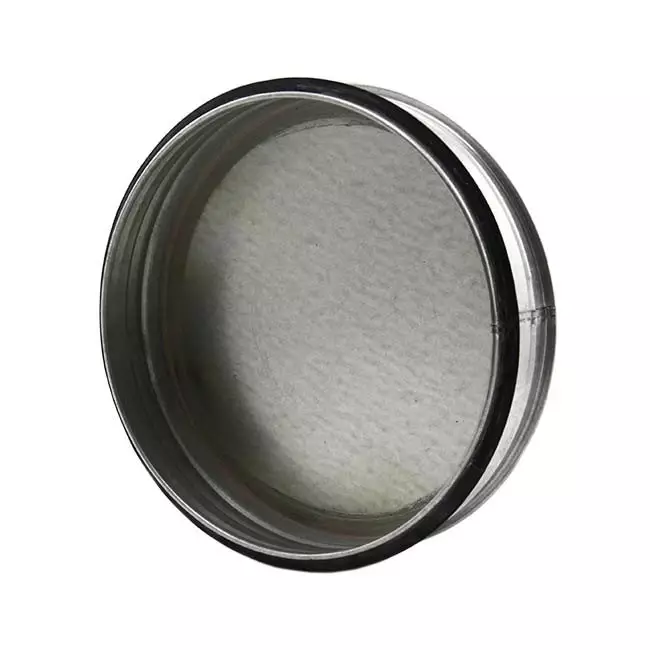 Couvercle spiralé Ø 160 mm pour conduit rigide galvanisé - Galvanisé - sur mesure RAL9010