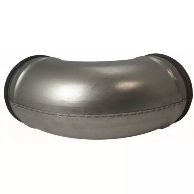 Coude spiralé rond 90° Ø 160 mm pour conduit rigide galvanisé