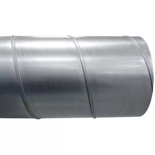Conduit rigide galvanisé Ø 200 mm longueur 1,5 mètre - galvanisé