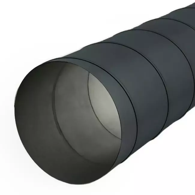 Conduit rigide galvanisé Ø 315 mm longueur 1,5 mètre - galvanisé  - sur mesure RAL7016