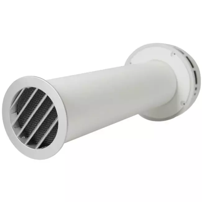 Gaine murale exérieure isolée pour aération naturelle Ø100 mm SPK2-100