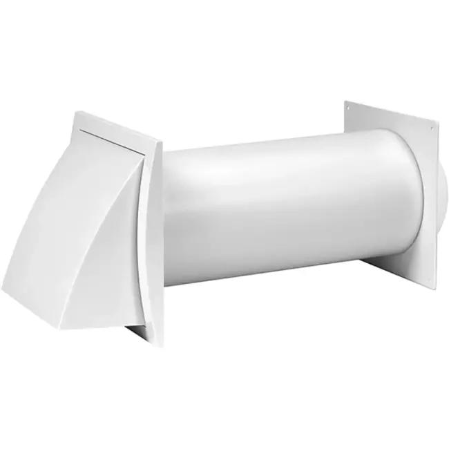 Gaine murale exérieure SPK3 Ø125mm avec clapet anti retour