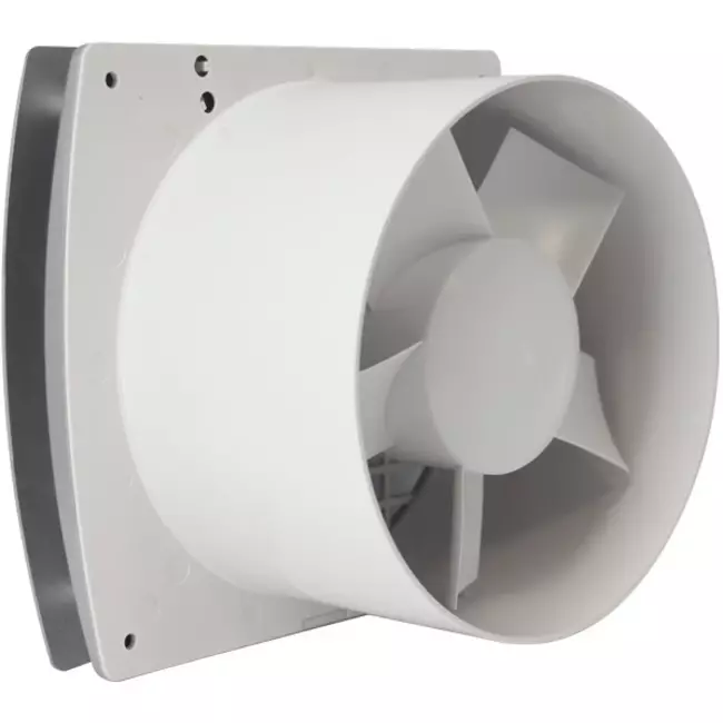 Vmc salle de bain Ø 100 mm argent - Design EET100S