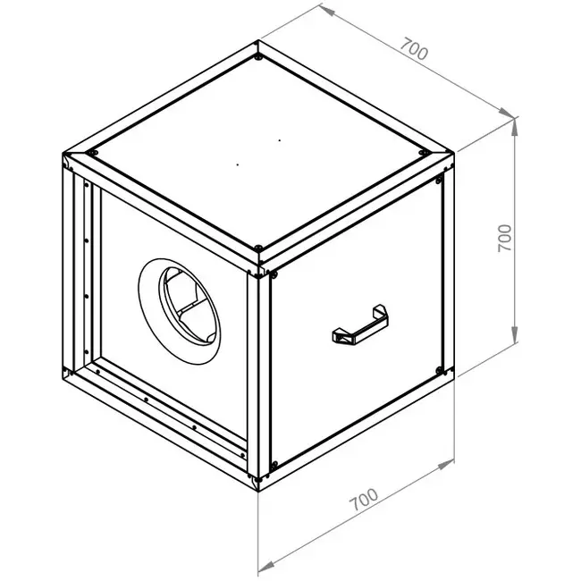 Ventilateur de caisson débit d'air extérieur du moteur - MPC 355 EC T30