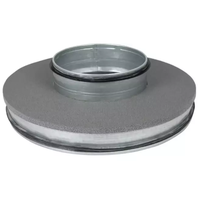 Couvercle isolé Thermoduct avec embout plat de 200 mm - 160 mm de diamètre