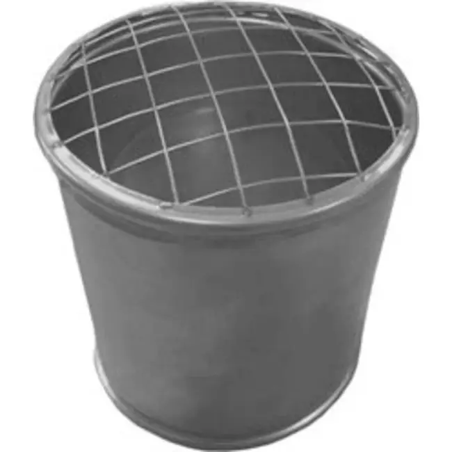 Section supérieure ouverte avec grille diamètre 230 mm
