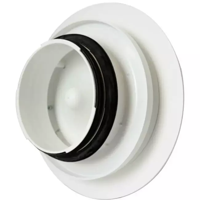Vent-Axia Uniflexplus RVG 125 mm bouche vmc réglable - blanc
