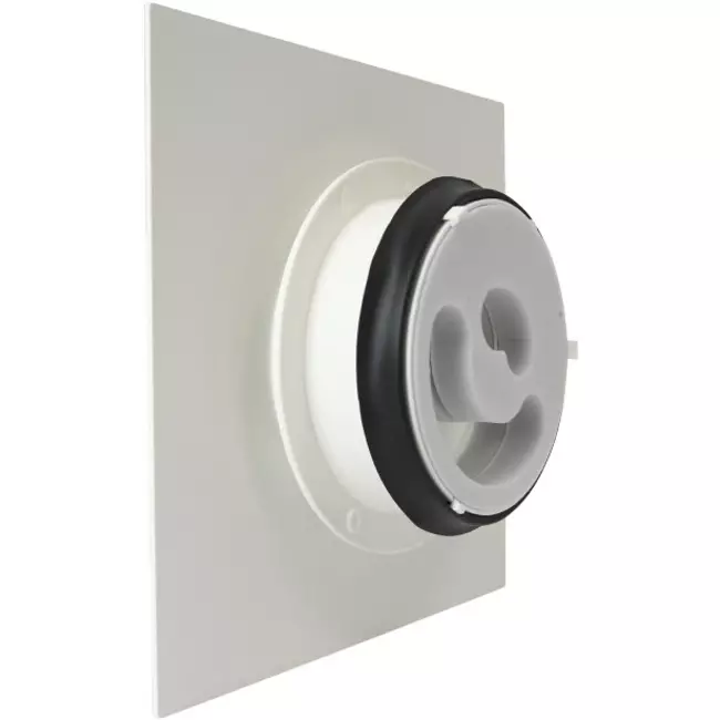 Bouche VMC de plafond ou murale Vasco design luxe carrée droite (smiley inclus)