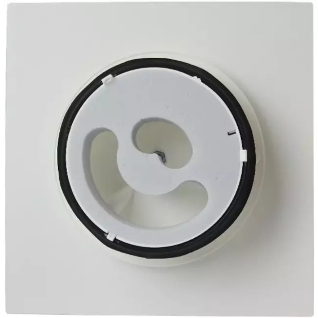 Bouche VMC de plafond ou murale Vasco design luxe carrée droite (smiley inclus)
