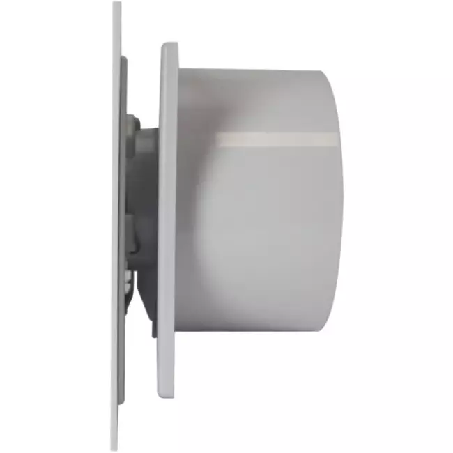 Vmc salle de bain Ø 100 mm - front en plastique blanc brillant