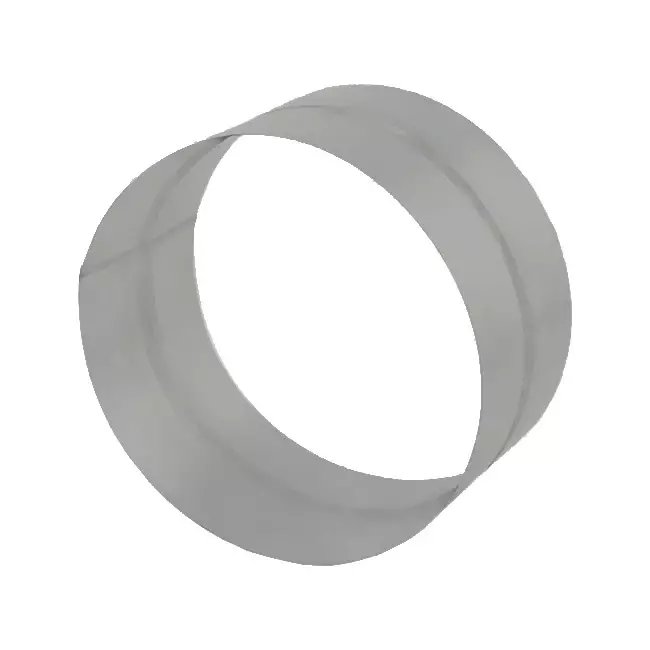 Raccord femelle pour raccords spiralés Ø 150 mm - sur mesure RAL7035