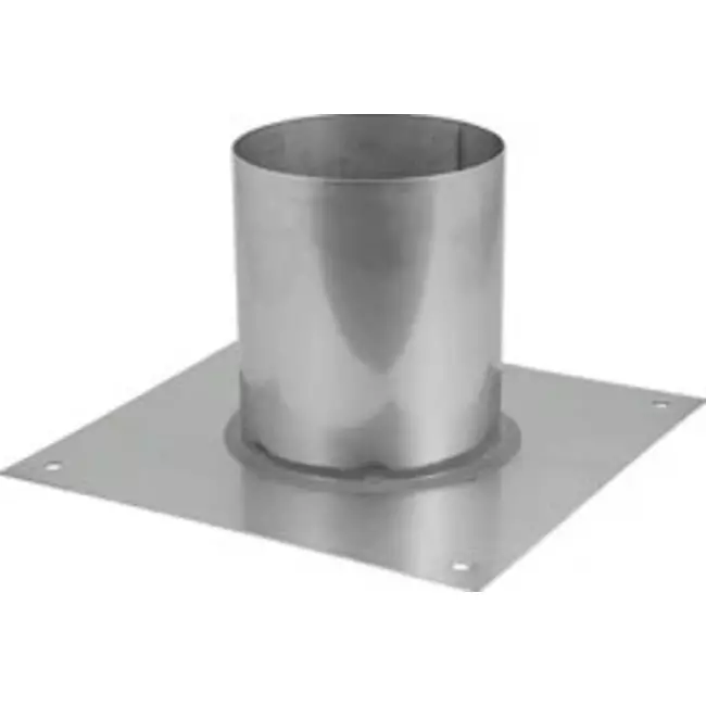 Plaque de sol pour tube diamètre 130 mm - 200 mm hauteur courbure soudée I304