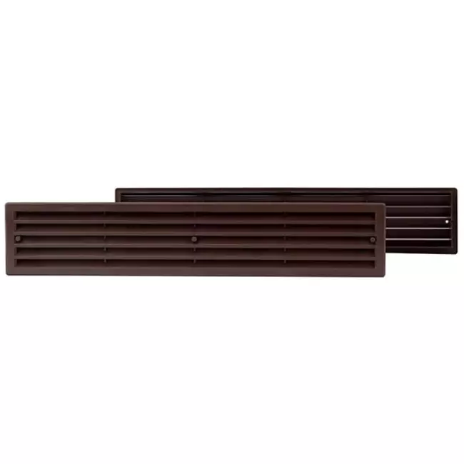 Grille de porte 450 x 92 marron - VR459B