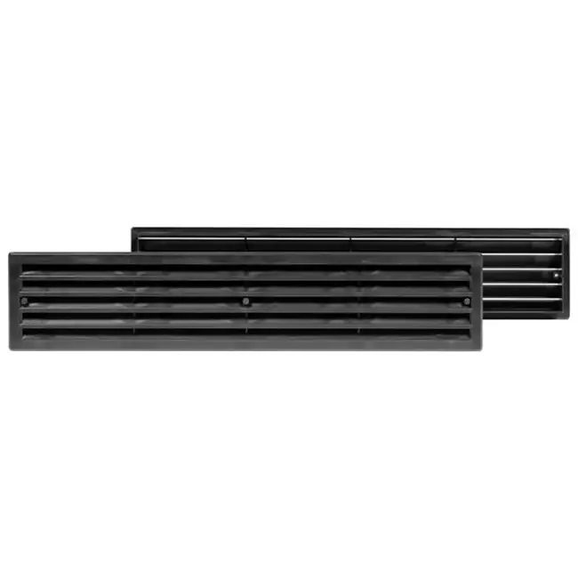 Grille de porte 450 x 92 noir - VR459M
