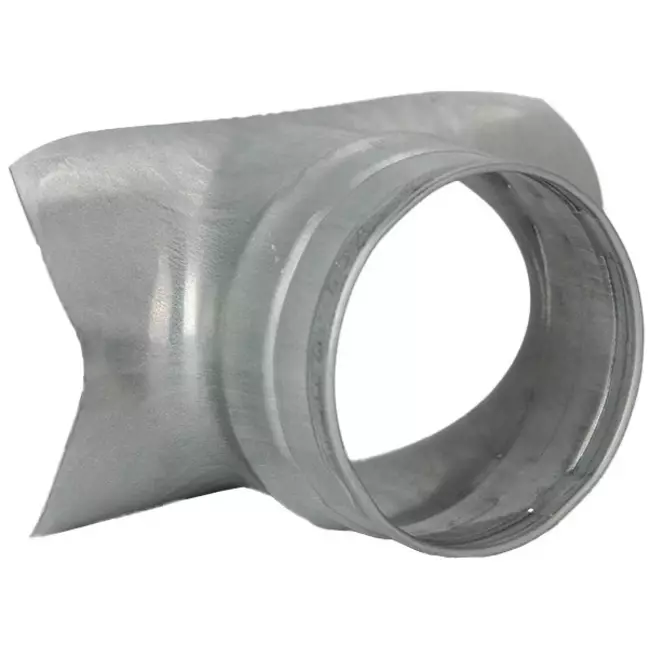 Piquage rond symétrique Ø 80 mm - 80 mm (90°) - galvanisé (non SAFE)