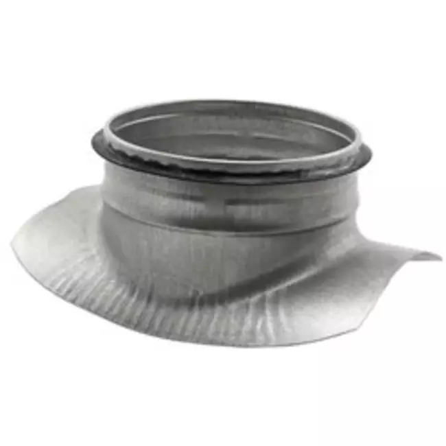 Piquage rond symétrique Ø 250 mm - 160 mm (90°) - galvanisé