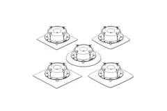 Duco Vent Design square XL AK extraction et soufflé