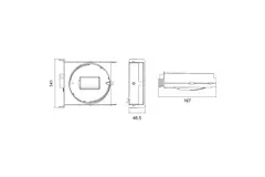 Duco Focus CO2 + vanne de contrôle de l'humidité 50 m³/h
