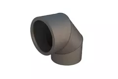 Ubbink Aerfoam Coude à 90 degrés 180 mm