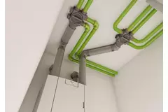 Ubbink Aerfoam Coude à 45 degrés 180 mm