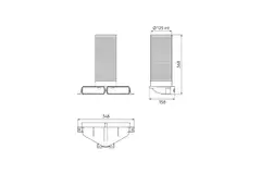Adaptateur de vanne Ubbink Air Excellent 45SC 125 2x90°