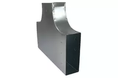 Pièce en T 90 degrés 300x80 mm - 170x80 mm pour gaine