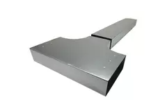 Pièce en T 90 degrés 300x80 mm - 170x80 mm pour gaine