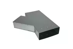 Pièce en T 45 degrés 220x80 mm - 170x80 mm pour gaine