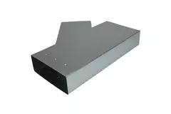 Pièce en T 45 degrés 220x80 mm - 170x80 mm pour gaine