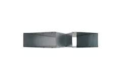 Pièce en T 45 degrés 220x80 mm - 170x80 mm pour gaine