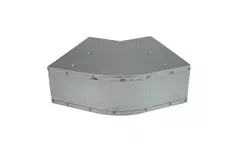 Coude 45 degrés 170x80 mm horizontal pour gaine