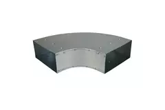 Coude à 90 degrés 170x80 mm horizontal pour gaine