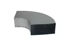 Coude à 90 degrés 170x80 mm horizontal pour gaine