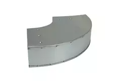 Coude à 90 degrés 170x80 mm horizontal pour gaine
