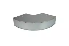 Coude à 90 degrés 170x80 mm horizontal pour gaine