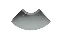 Coude à 90 degrés 170x80 mm horizontal pour gaine