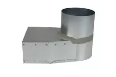 Angle d'ardoise 170x80 mm au diamètre 160 mm pour gaine