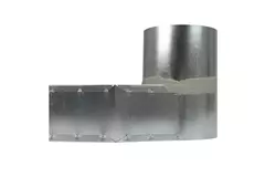 Angle d'ardoise 170x80 mm au diamètre 160 mm pour gaine