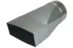 Adaptateur 170x80 mm au diamètre 125 mm pour gaine