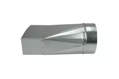 Adaptateur 170x80 mm à 160 mm de diamètre pour gaine