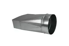 Adaptateur 170x80 mm à 160 mm de diamètre pour gaine