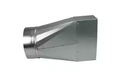 Adaptateur 170x80 mm à 160 mm de diamètre pour gaine